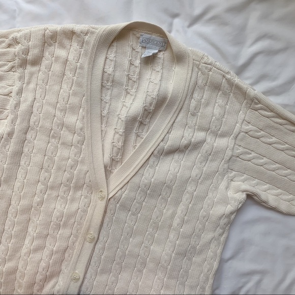 Vintage Sweaters - Vintage Lands End Cardigan